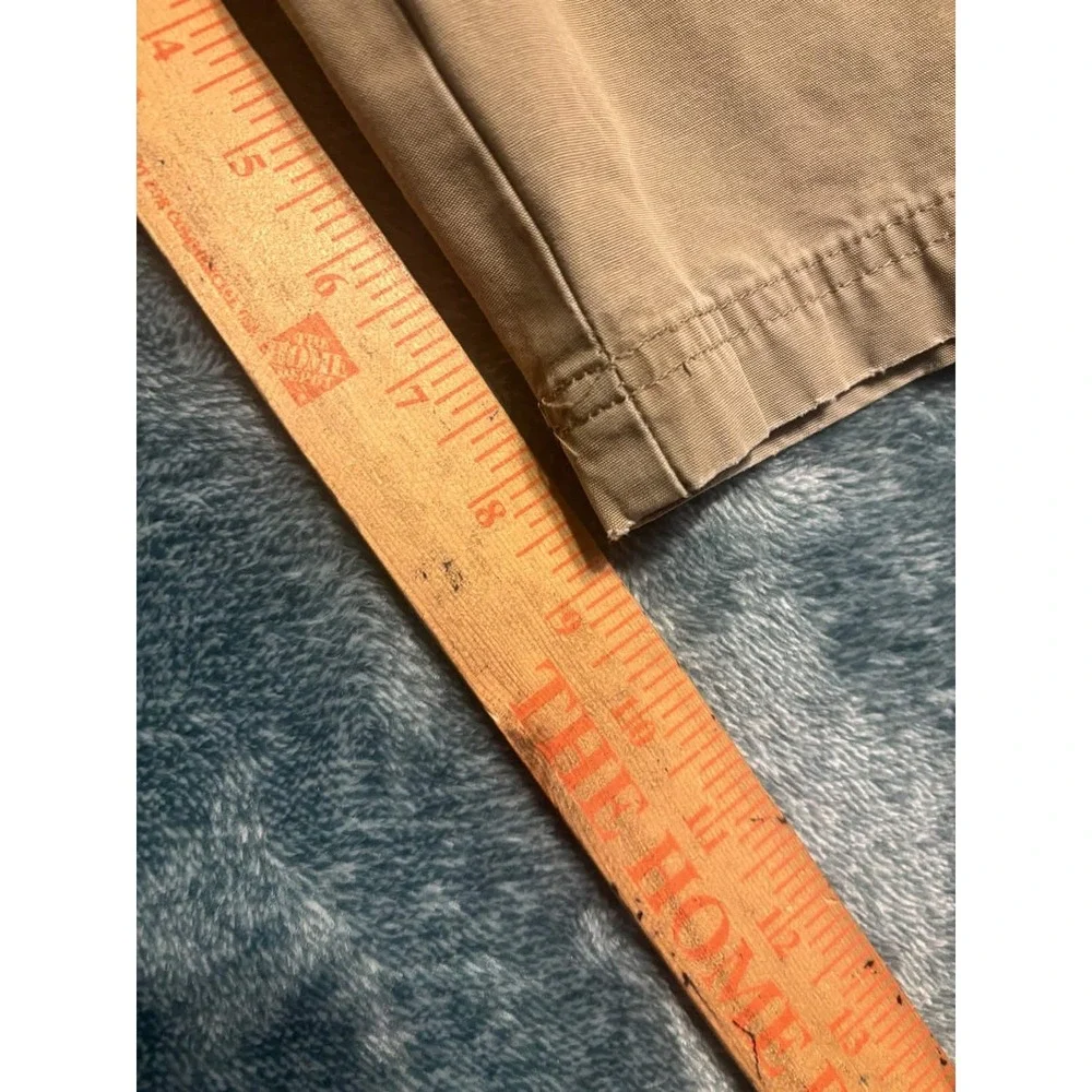 Dockers Mens 38 Tan Khaki Cargo Shorts 100 Cotton Flat Front Casual 10in Inseam